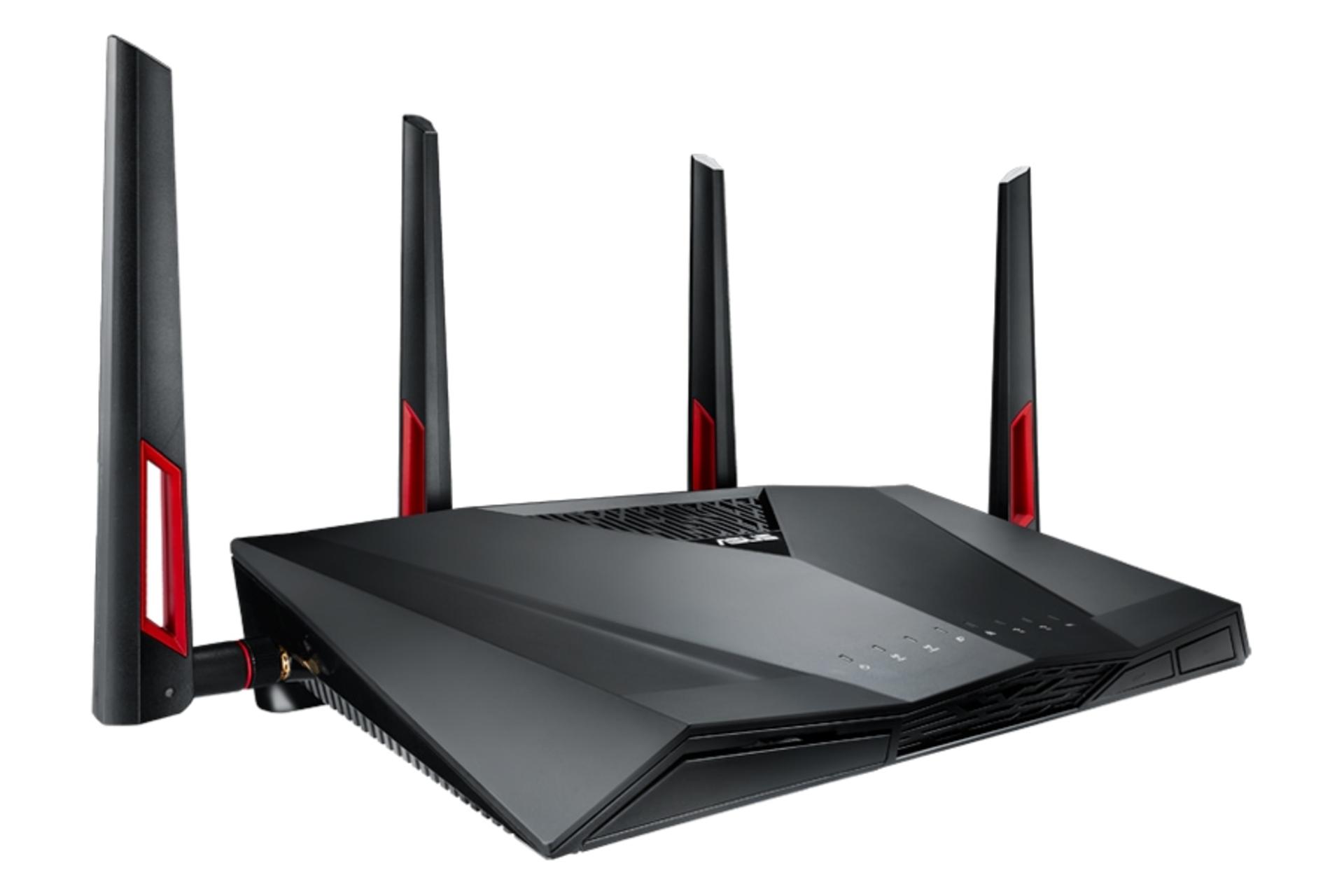 سمت چپ روتر ایسوس ASUS RT-AC88U