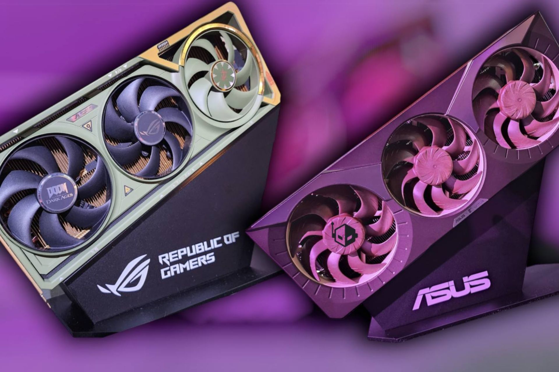 کارت گرافیک RTX 5080 Noctua Edition و نسخه Doom