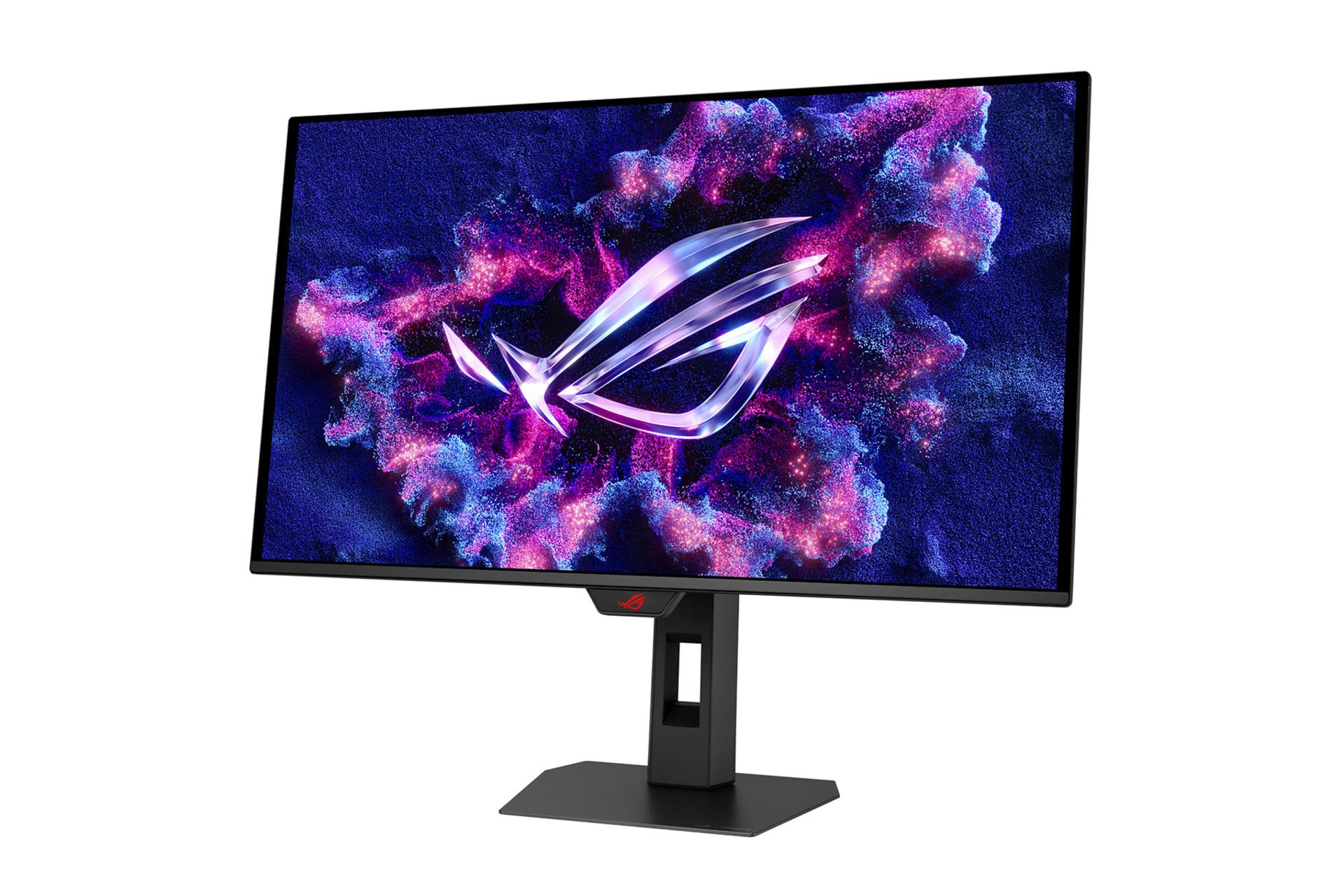 مانیتور ایسوس ASUS Strix OLED XG27ACDMS نمای جلو و راست