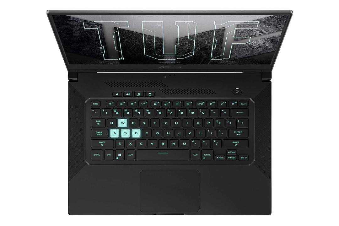 لپ تاپ گیمینگ Asus TUF Dash F15 از نمای بالا