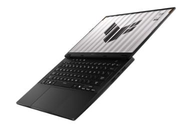 نمای نیمرخ لپ تاپ TUF Gaming A14 FA401 ایسوس با نمایش حالت 180 درجه