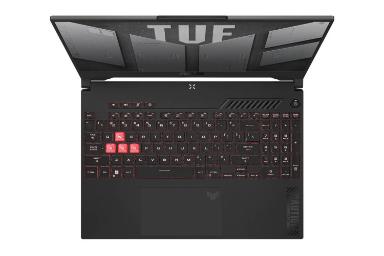 لپ تاپ ایسوس ASUS TUF Gaming A15 FA507NU نمای بالا کیبورد