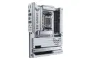 نمای نیمرخ مادربرد ایسوس TUF GAMING B850-BTF WIFI W با نمایش لبه سمت چپ و درگاه‌ها