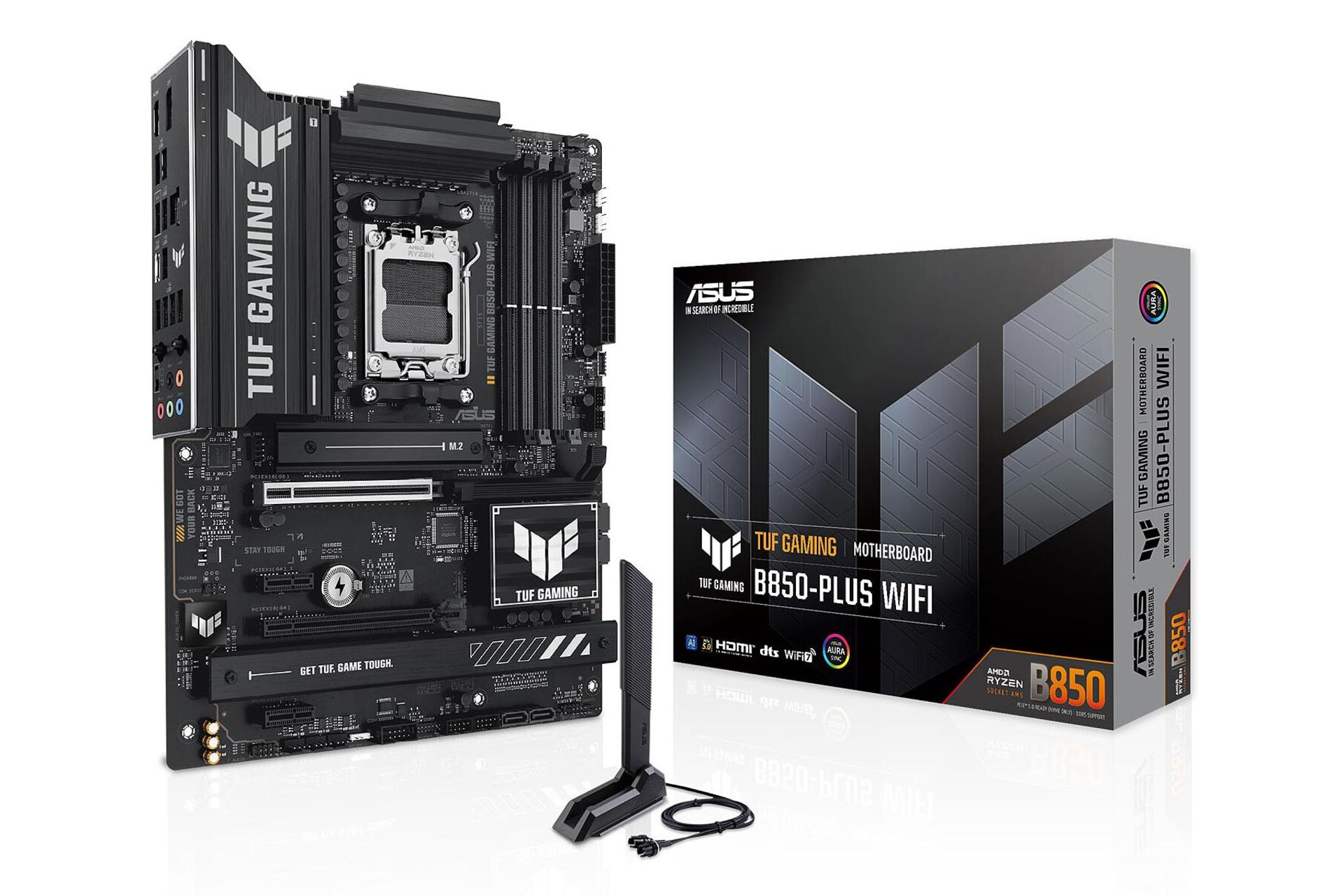 اقلام همراه  مادربرد ایسوس TUF GAMING B850-PLUS WIFI