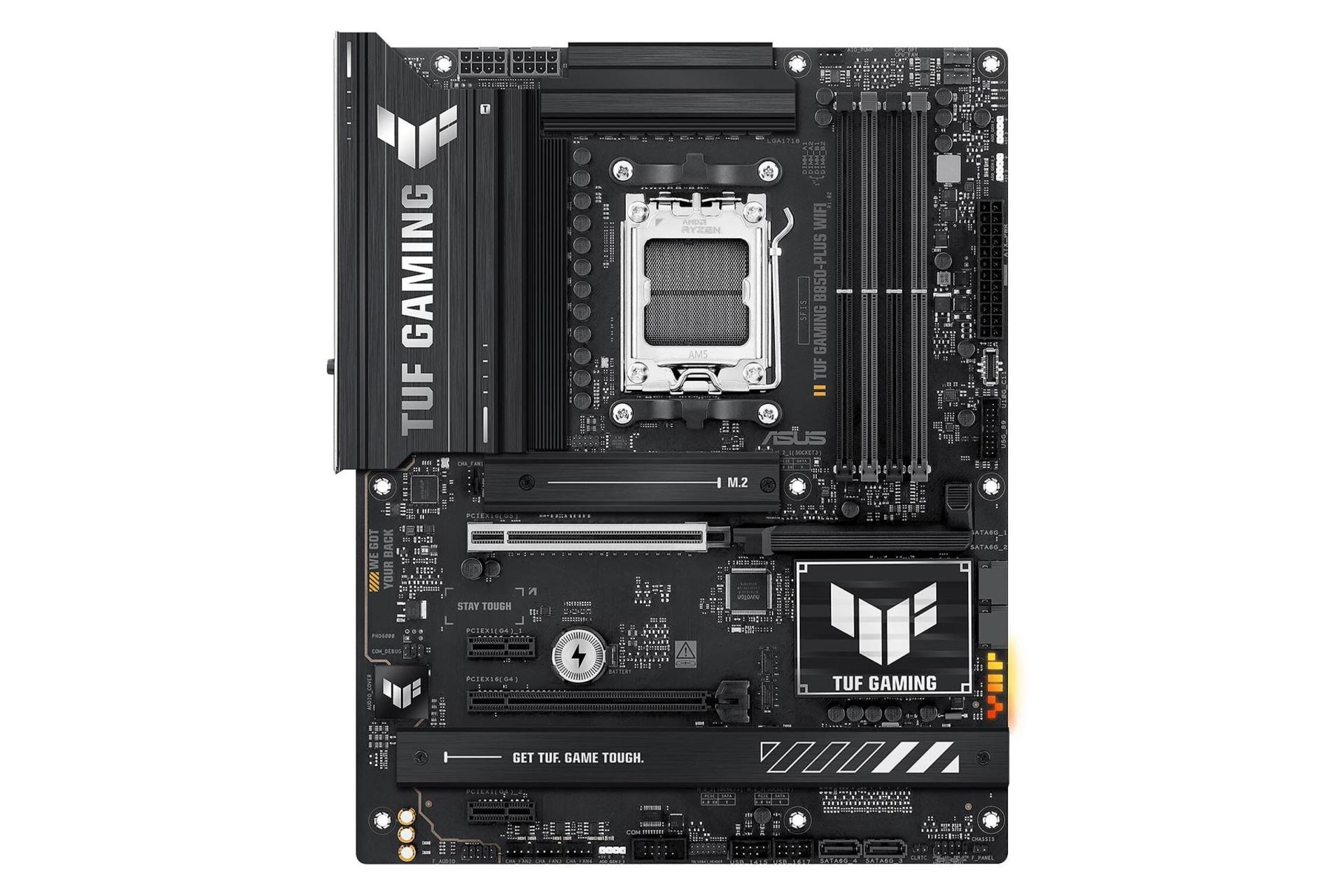مادربرد ایسوس TUF GAMING B850-PLUS WIFI نمای روبرو