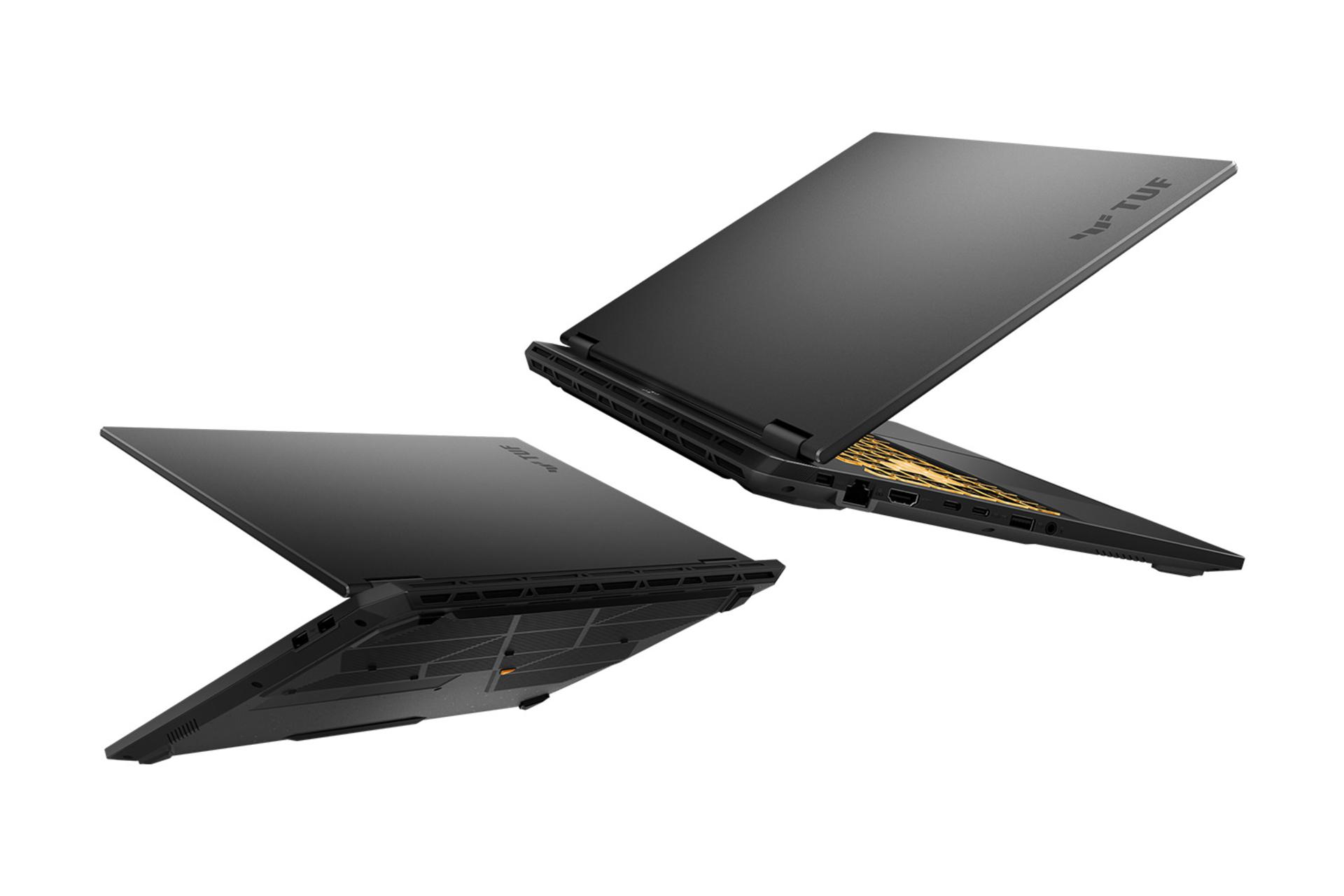 لپ تاپ ایسوس ASUS TUF Gaming F16 2026 FX608 نمای جانبی و درگاه ها