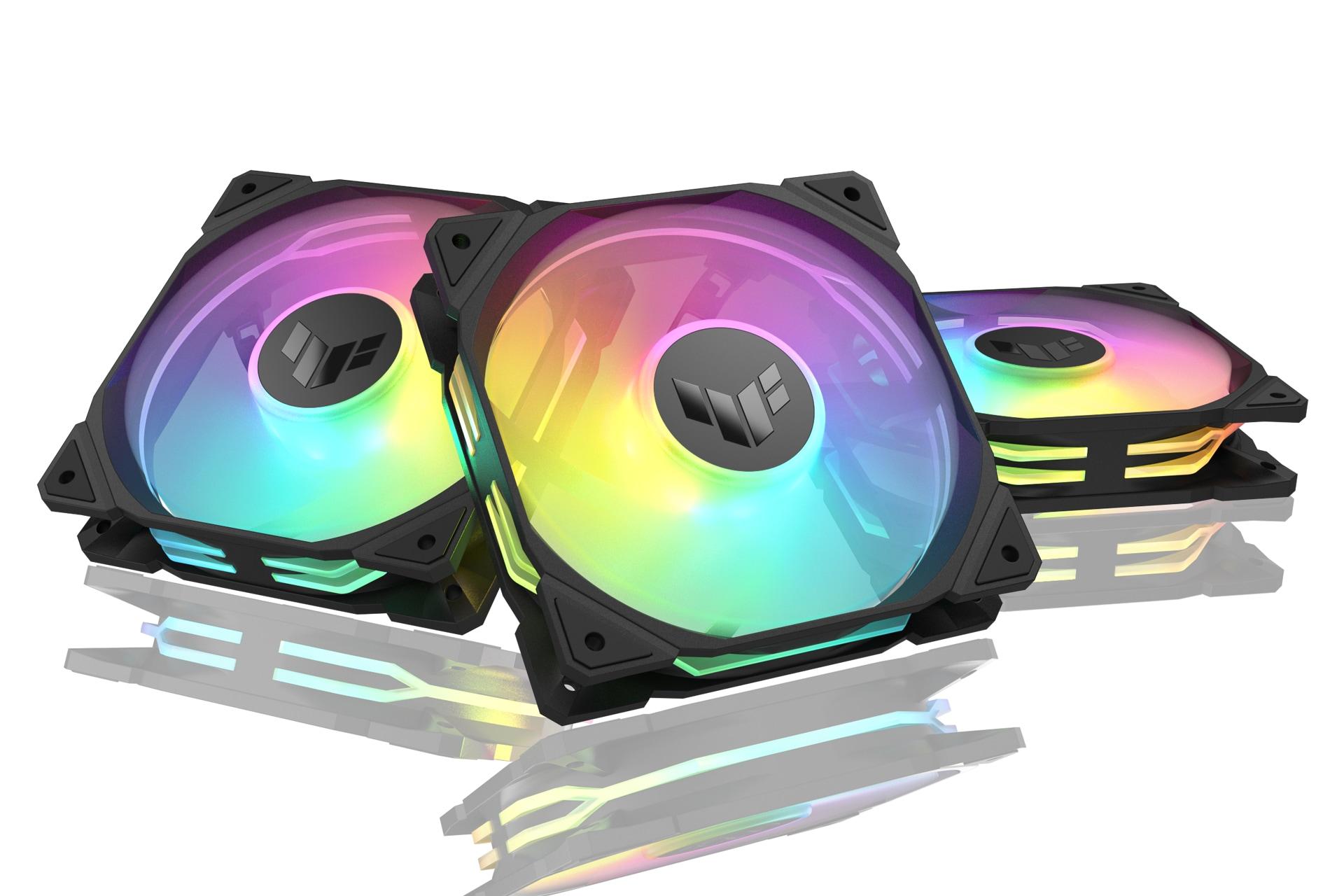 فن کیس ایسوس ASUS TUF Gaming TR120 ARGB Reverse Fan 3-Pack