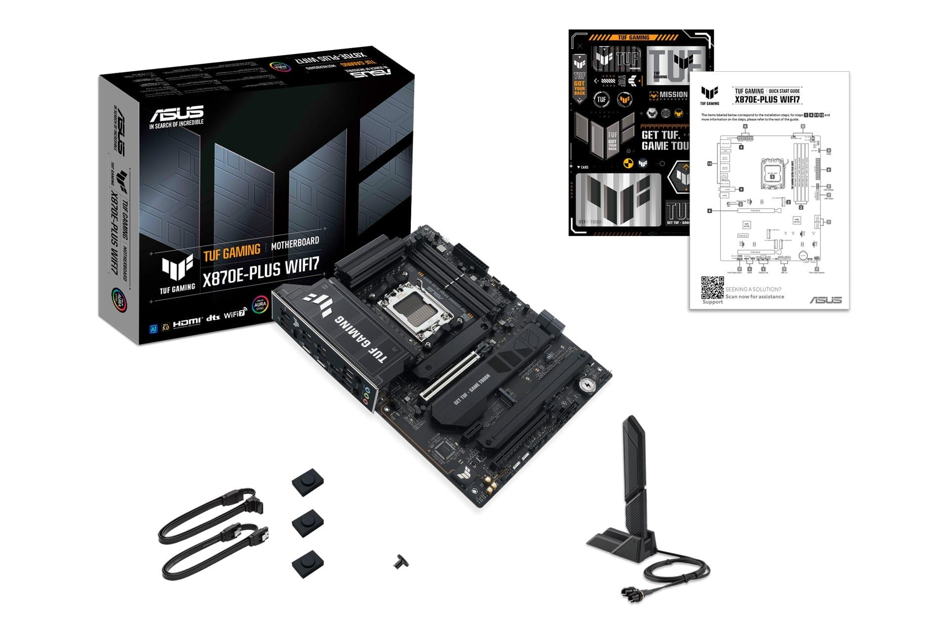 اقلام همراه مادربرد ایسوس ASUS TUF GAMING X870E-PLUS WIFI7