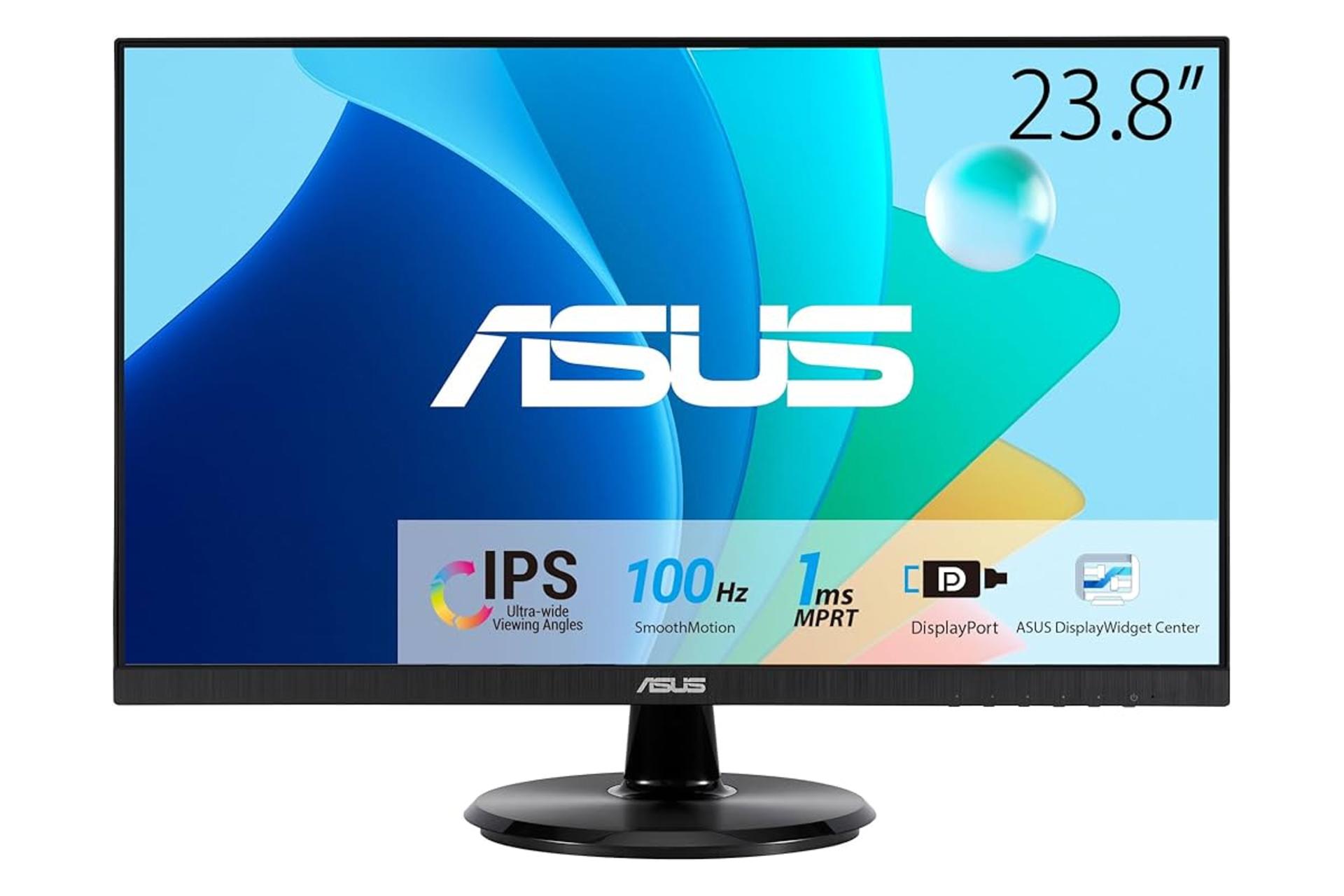 مانیتور ایسوس 24 اینچ مدل VA24DQFR نمای جلو