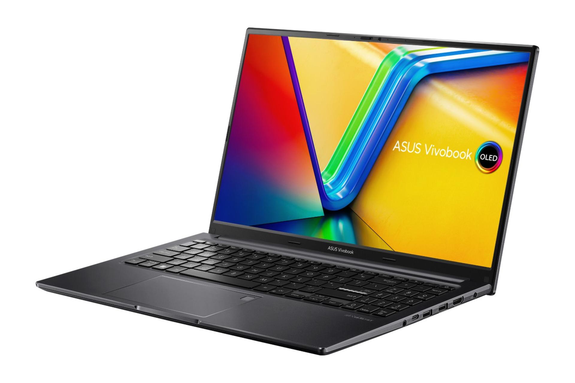 لپ تاپ ایسوس ASUS Vivobook 15 OLED X1505 نمای جلو و راست