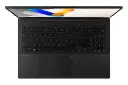 نمای بالای لپ تاپ Vivobook Pro 15 OLED Q533MJ ایسوس با نمایش ترک پد و کیبورد
