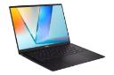 نمای نیمرخ لپ تاپ Vivobook S 14 Q423SA ایسوس با نمایشگر روشن و نمایش لبه‌ی سمت چپ