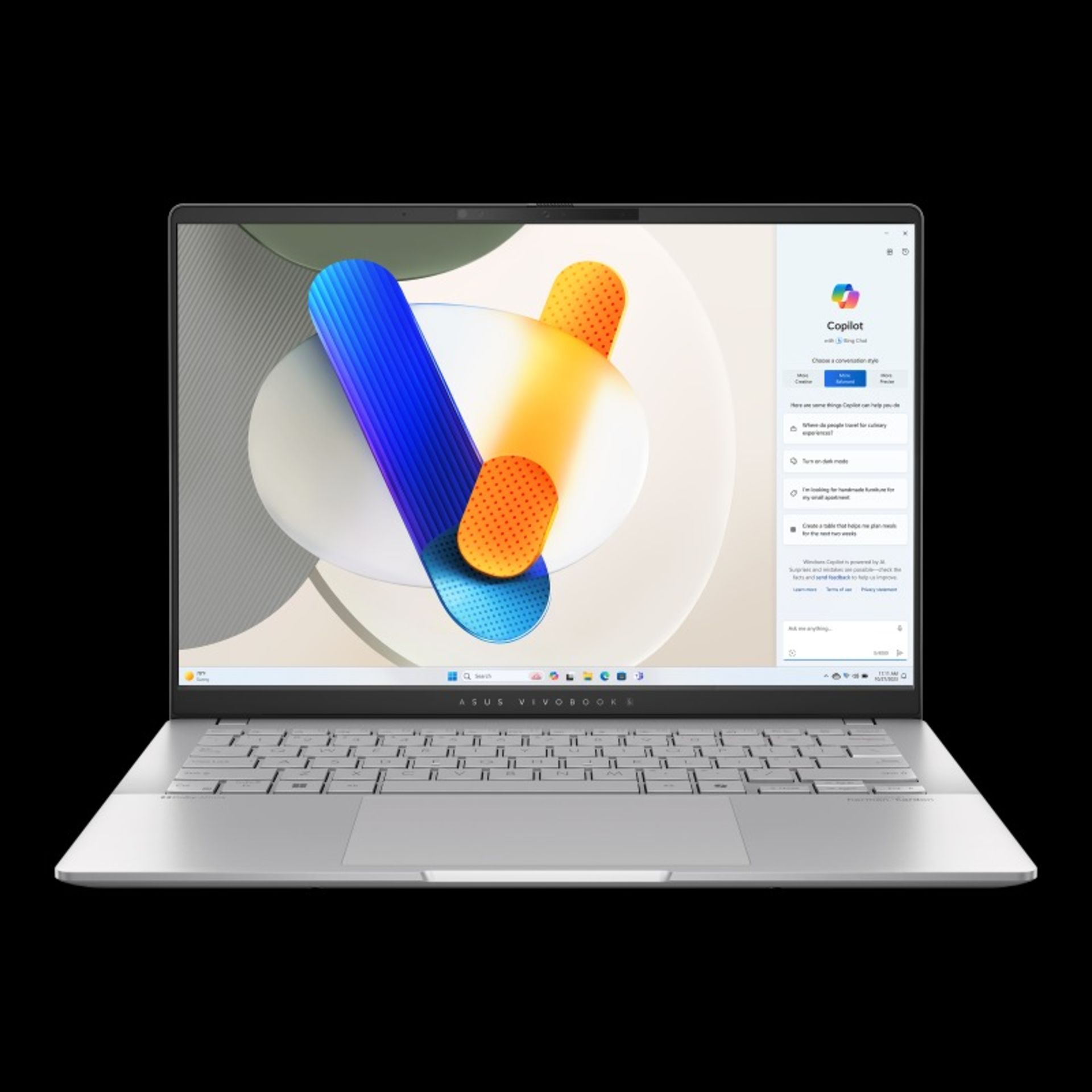 لپ‌تاپ ایسوس Vivobook Series S  نمای جلو