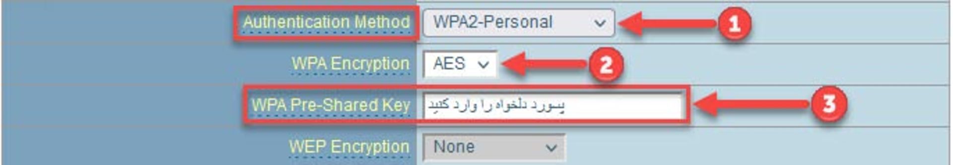 مرجع متخصصين ايران تغيير رمز واي‌فاي