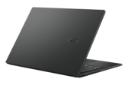 نمای نیمرخ پنل پشت لپ تاپ Zenbook 14 OLED Q415MA ایسوس با نمایش لوگو و لبه سمت چپ