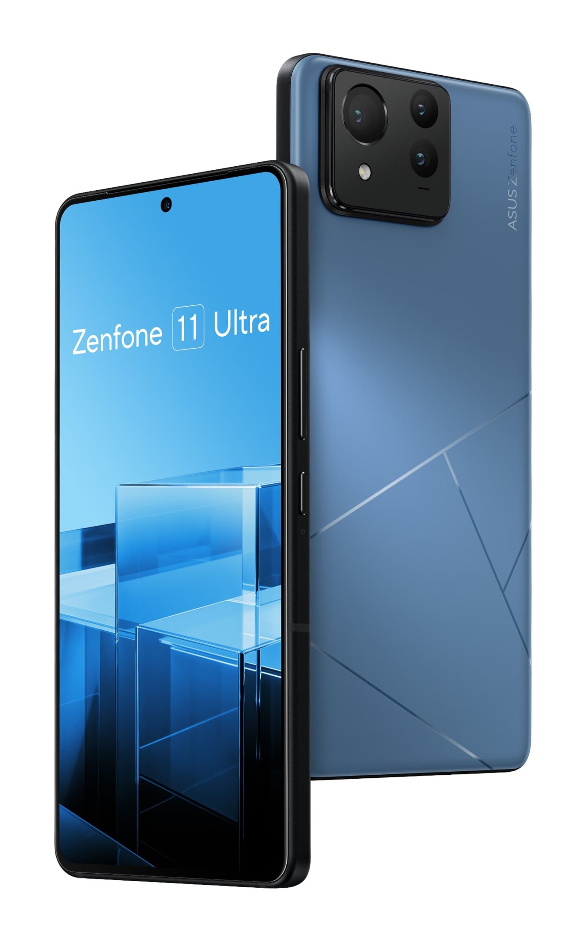 مدل آبی ایسوس ذن فون ۱۱ اولترا / Asus Zenfone 11 Ultra نمای پشت و جلو