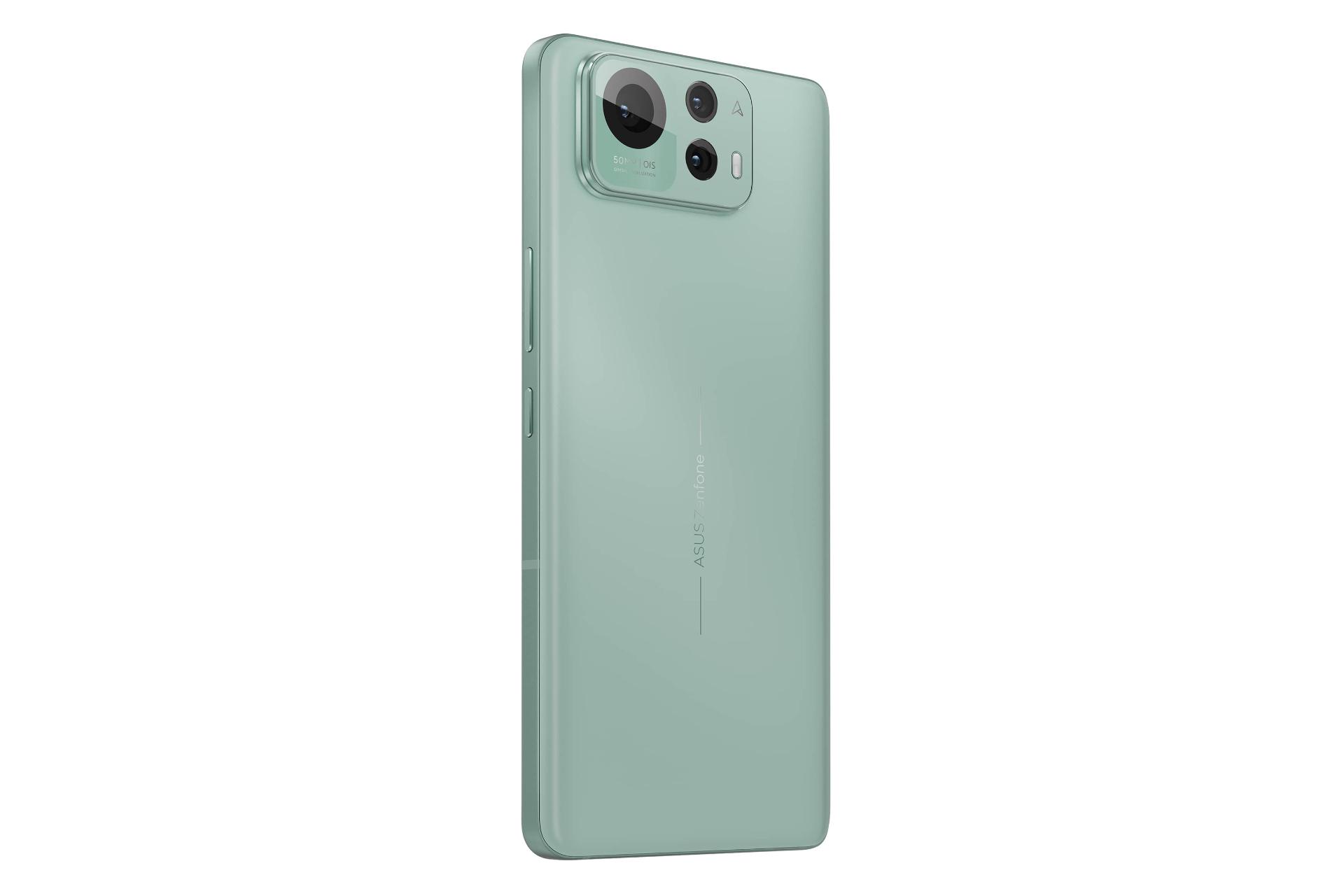 پنل پشت و چینش دوربین گوشی موبایل ذن فون 12 اولترا ایسوس سبز / ASUS Zenfone 12 Ultra