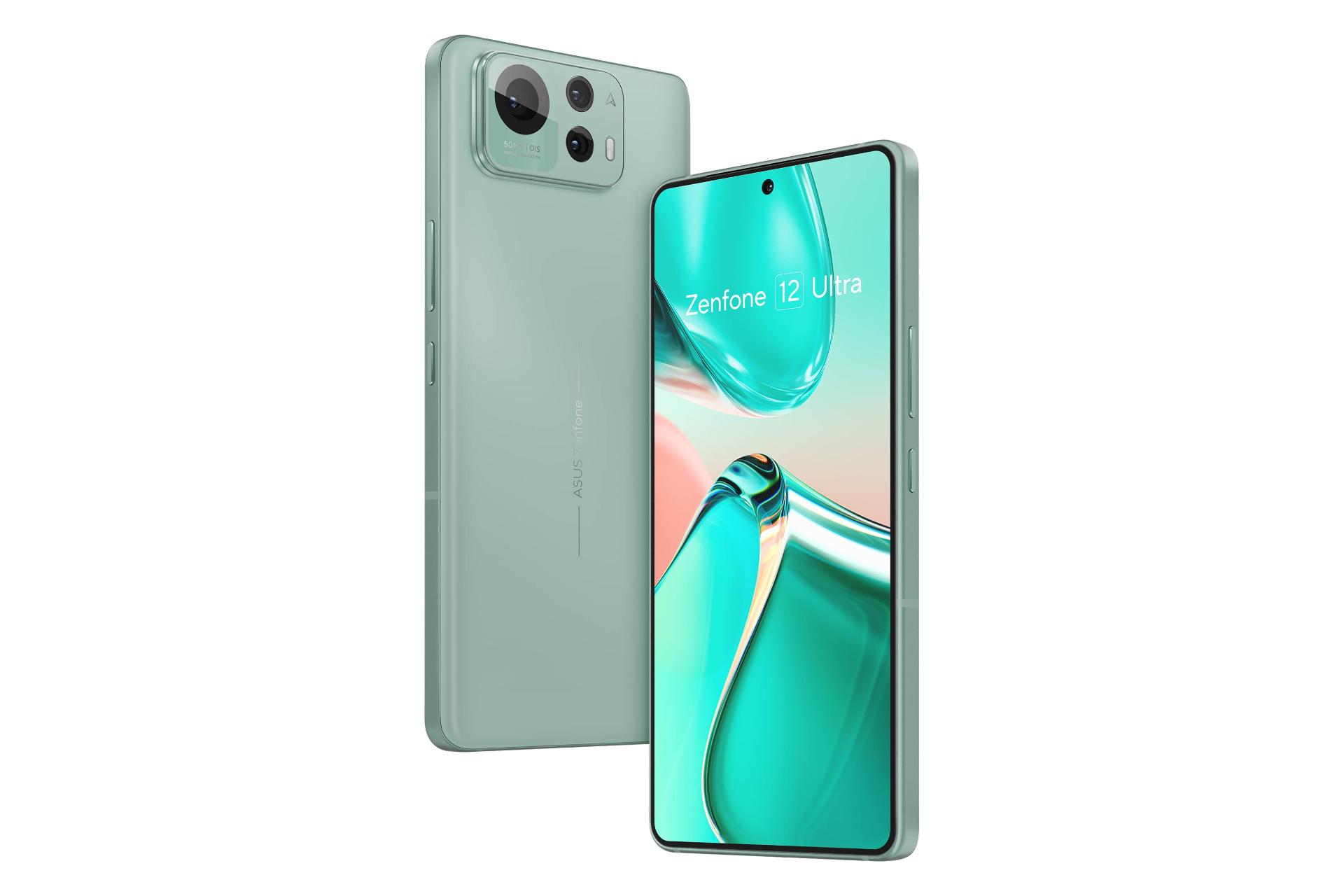 فریم و لبه های کناری گوشی موبایل ذن فون 12 اولترا ایسوس سبز / ASUS Zenfone 12 Ultra