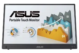 مانیتور ایسوس 16 اینچ مدل ZenScreen Touch MB16AHT نمای جلو