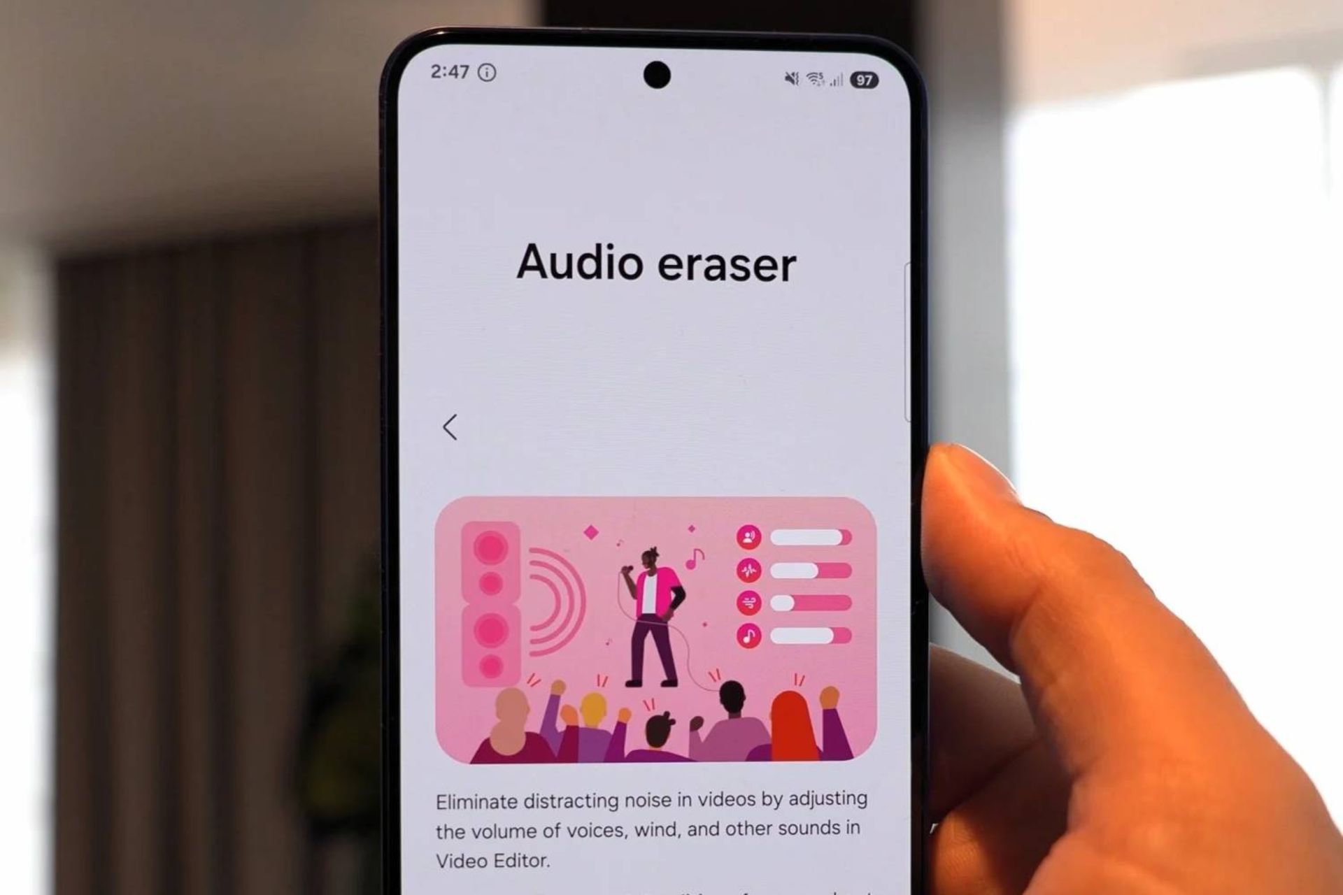 کدام گوشی‌های سامسونگ ویژگی جذاب Audio Eraser را دریافت می‌کنند؟