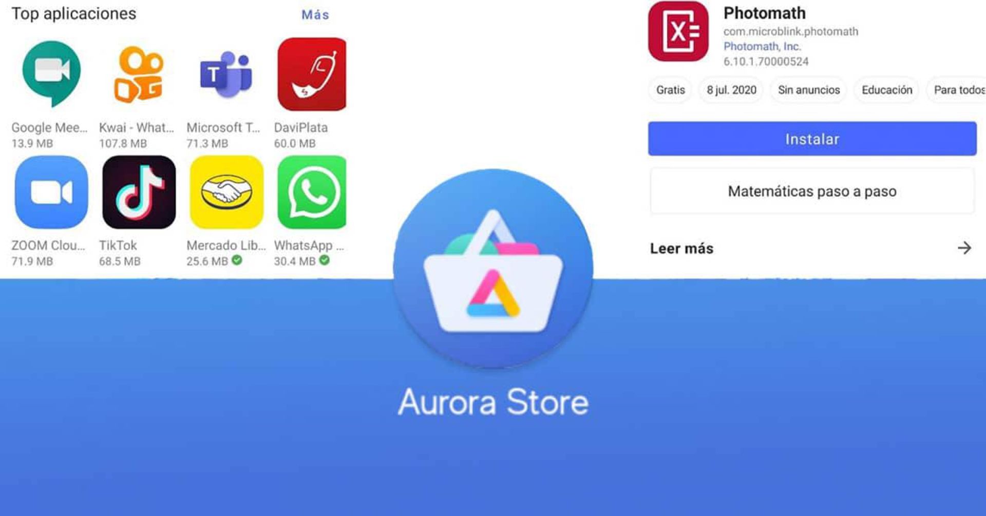 فروشگاه برنامه Aurora