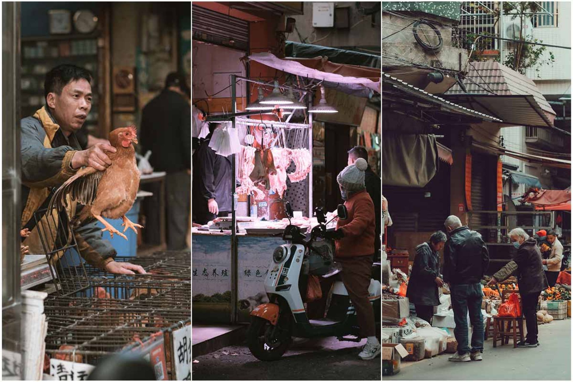 بازار محلی فوشان در چین