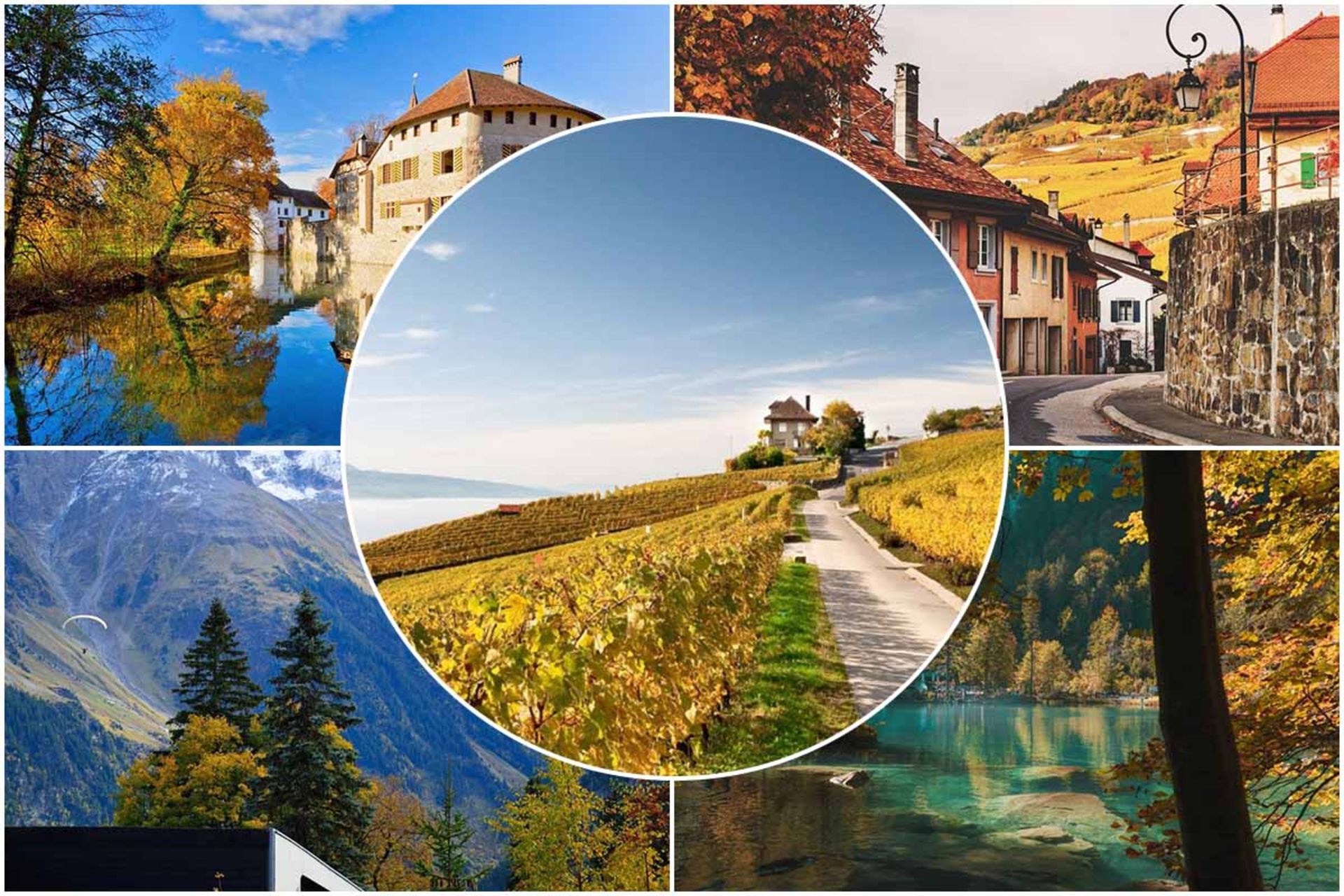 طبیعت پاییزی سوئيس