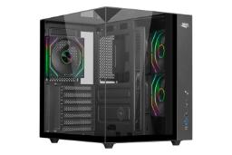کیس کامپیوتر اوست AQ-15TG-B رنگ مشکی