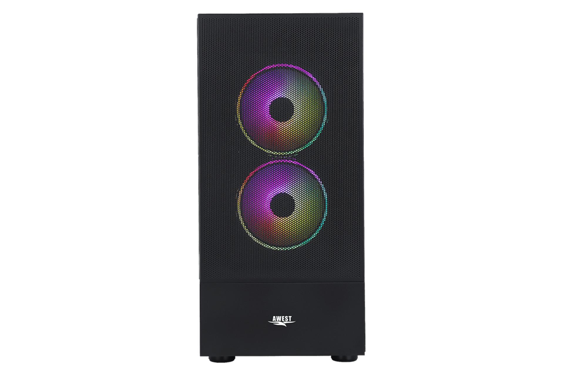 کیس کامپیوتر اوست GT-AV201-MB Plus نمای جلو
