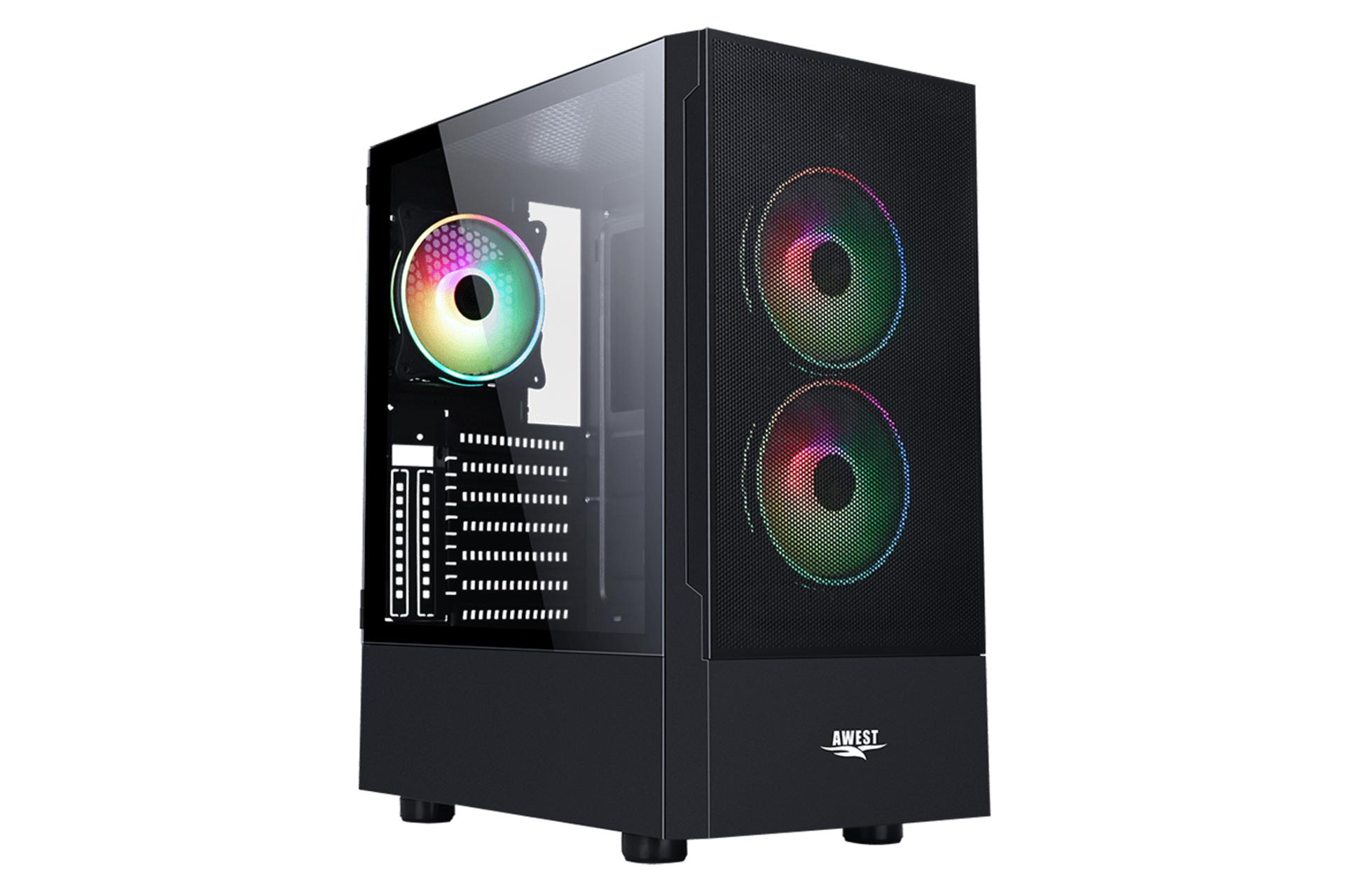 نمای سمت چپ کیس کامپیوتر اوست GT-AV201-MB Plus