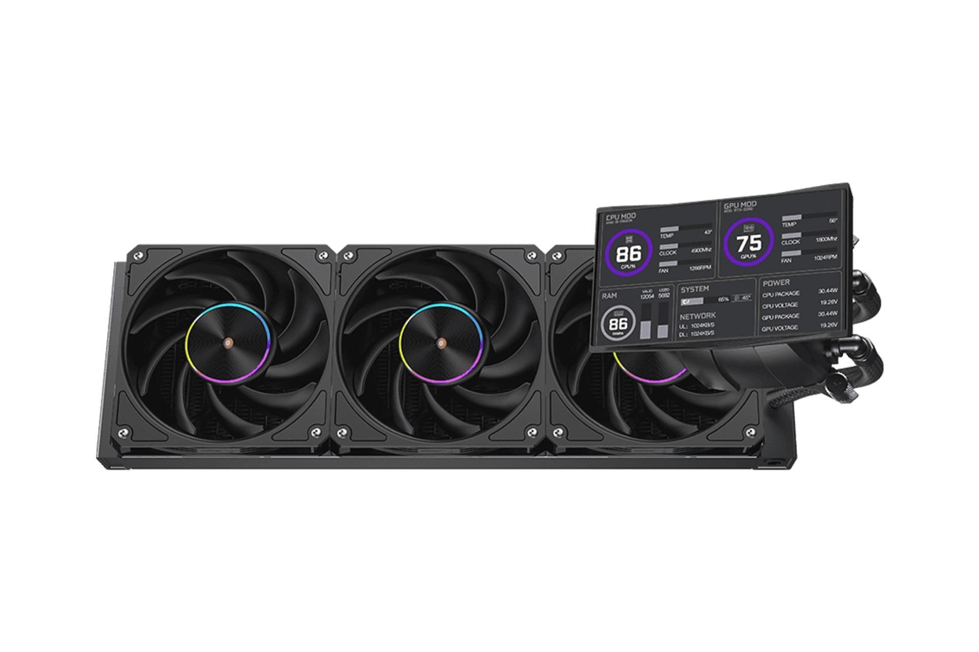 نمایشگر خنک کننده مایع اوست Awest GT-AV360L ICE VEIN