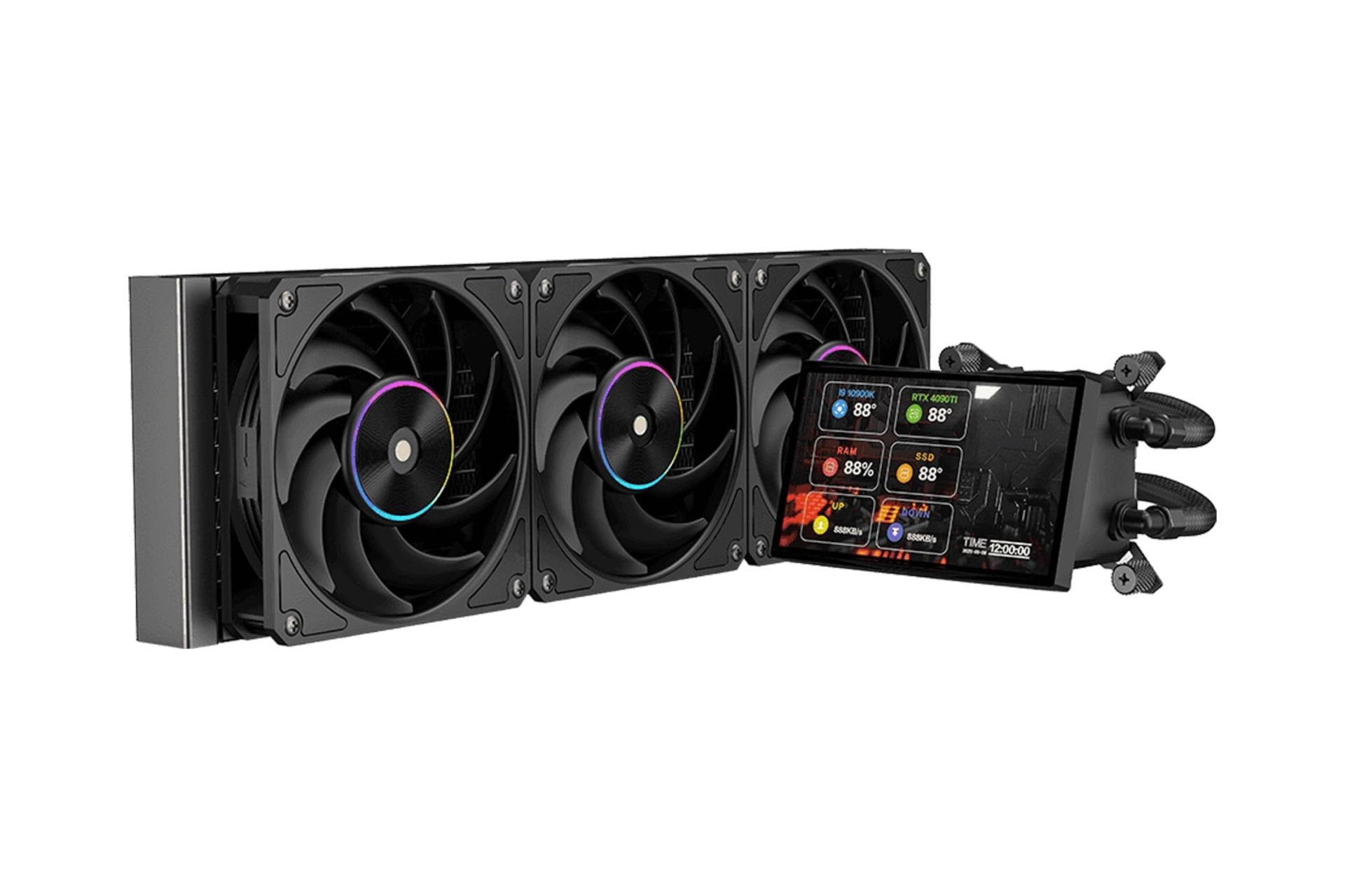 سمت چپ خنک کننده مایع اوست Awest GT-AV360L ICE VEIN