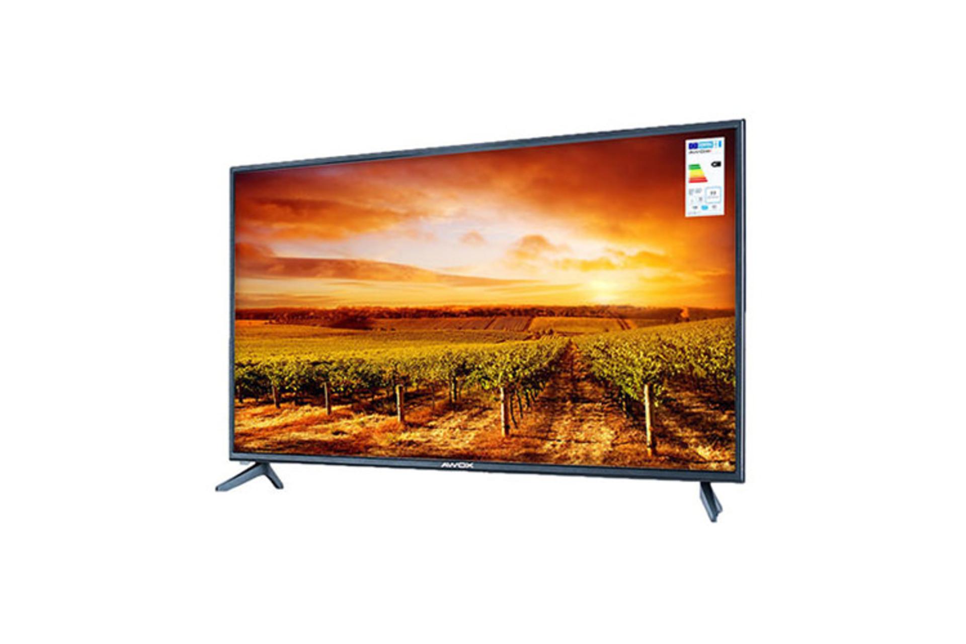 تلویزیون آوکس Awox AT4321FS نمای جلو و راست