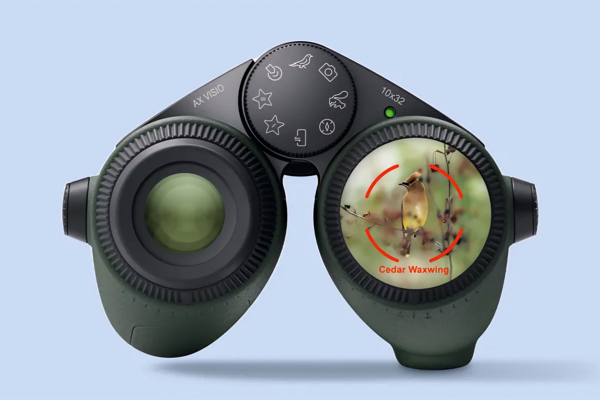 AX Visio در حال شناسایی گونه‌ای از پرندگان آمریکایی