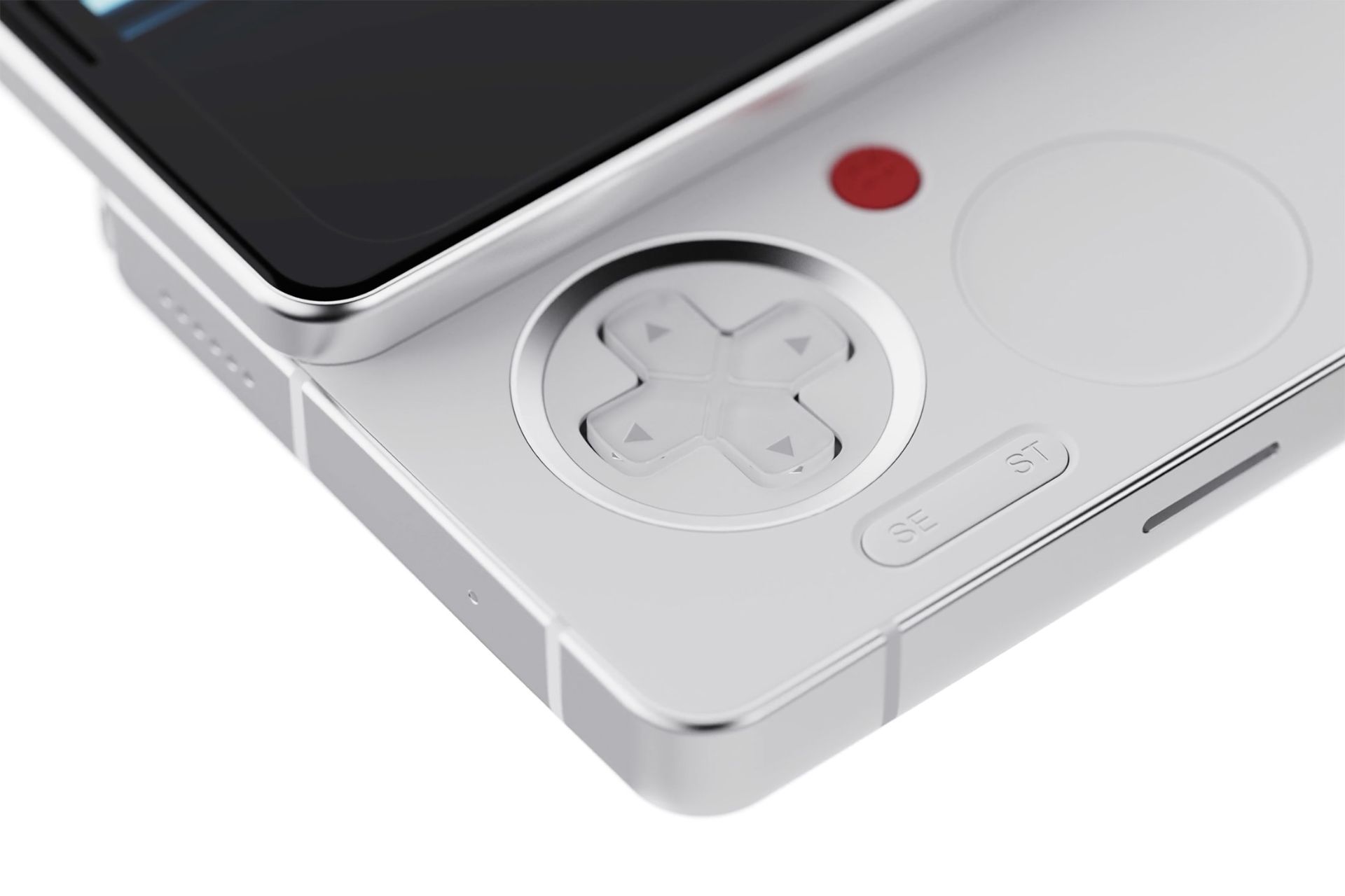 دکمه‌های سمت چپ گوشی آیانئو پاکت پلی در حالت بازشده