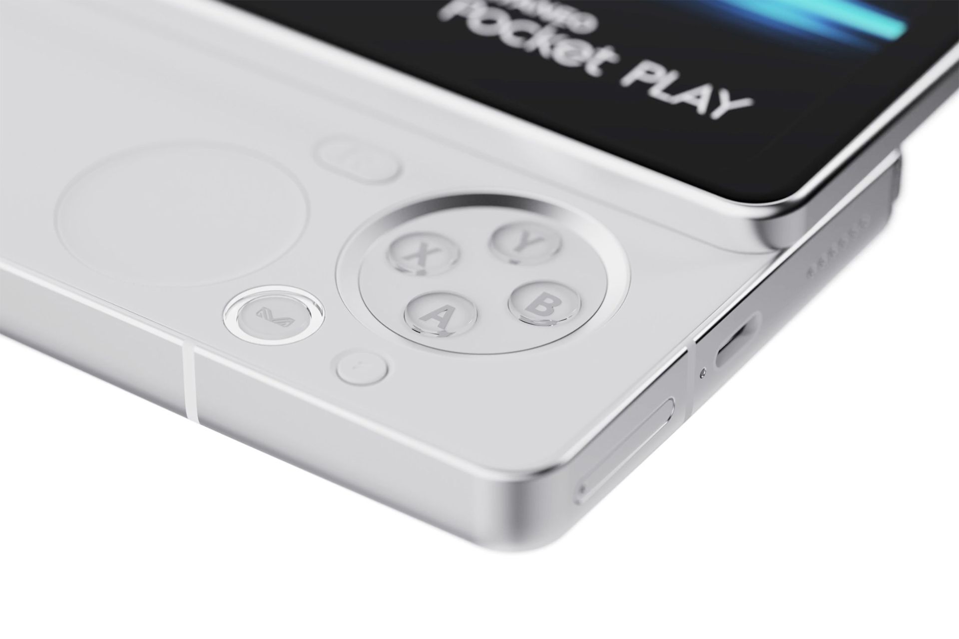 دکمه‌های سمت راست گوشی آیانئو پاکت پلی در حالت بازشده