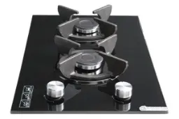 نمای جلوی اجاق گاز صفحه ای آذرلوکس G02NL-14B