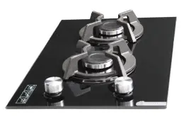 نمای جلوی اجاق گاز صفحه ای آذرلوکس G02NL-16B