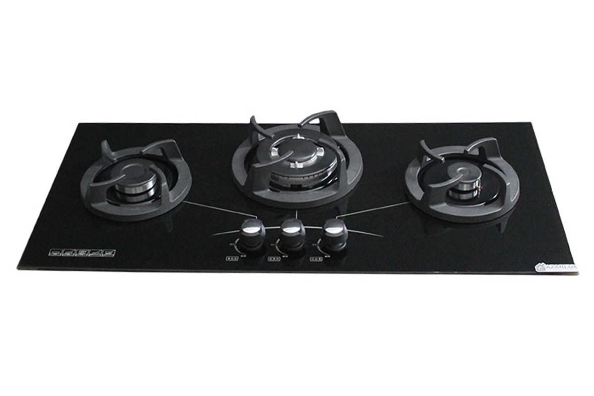 نمای جلوی اجاق گاز صفحه ای آذرلوکس G03NE-10B