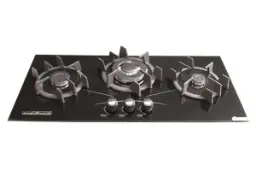 نمای جلوی اجاق گاز صفحه ای آذرلوکس G03NE-8B