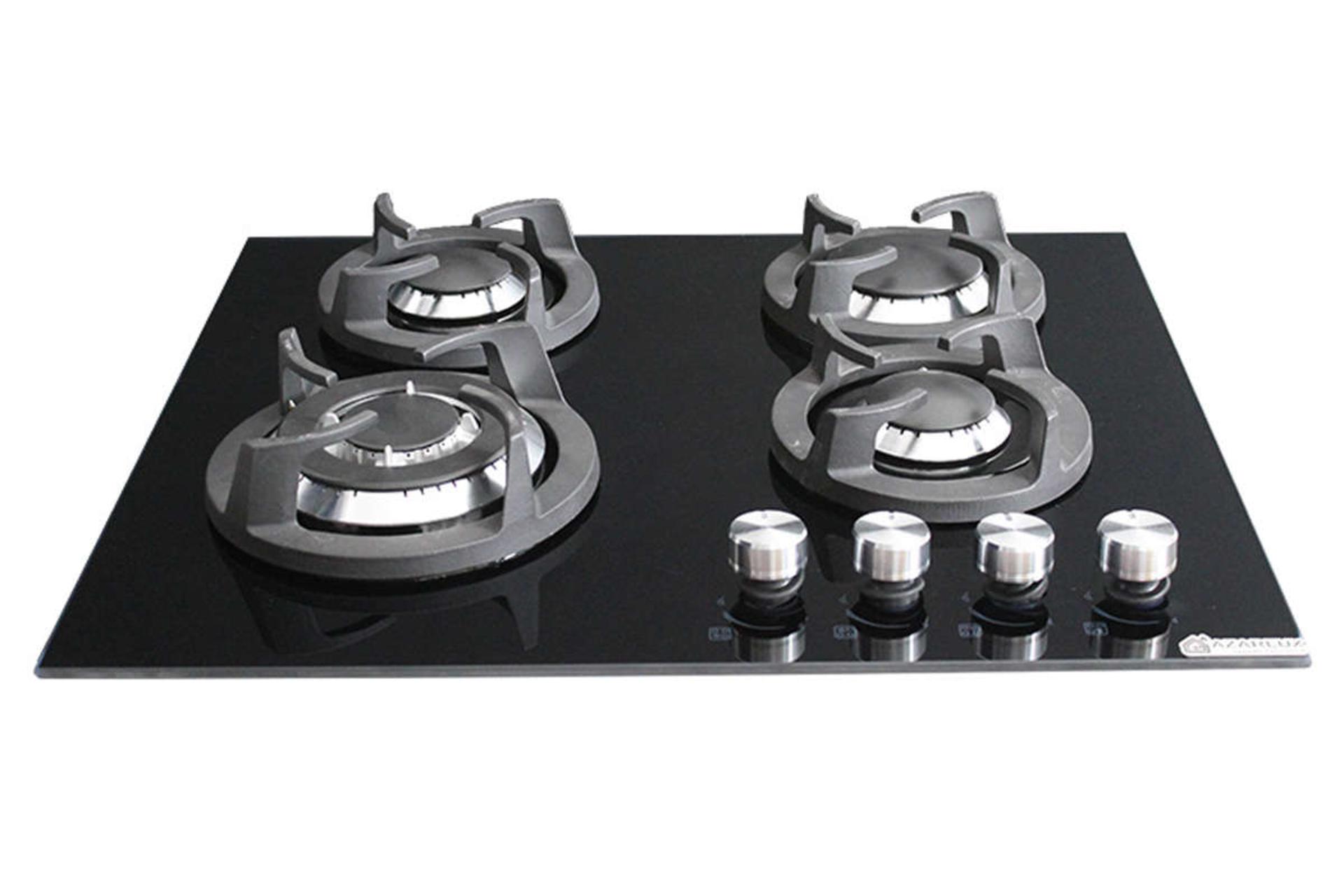 نمای جلوی اجاق گاز رومیزی آذرلوکس G04ML-10B
