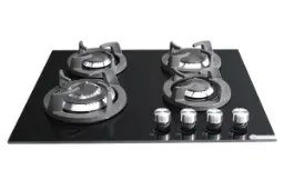 نمای جلوی اجاق گاز رومیزی آذرلوکس G04ML-10B