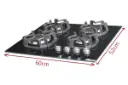اندازه و ابعاد اجاق گاز صفحه ای آذرلوکس G04ML-9B