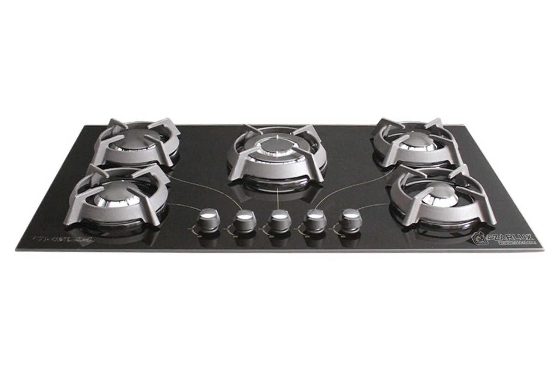 نمای جلوی اجاق گاز صفحه ای آذرلوکس G05ME-C19B