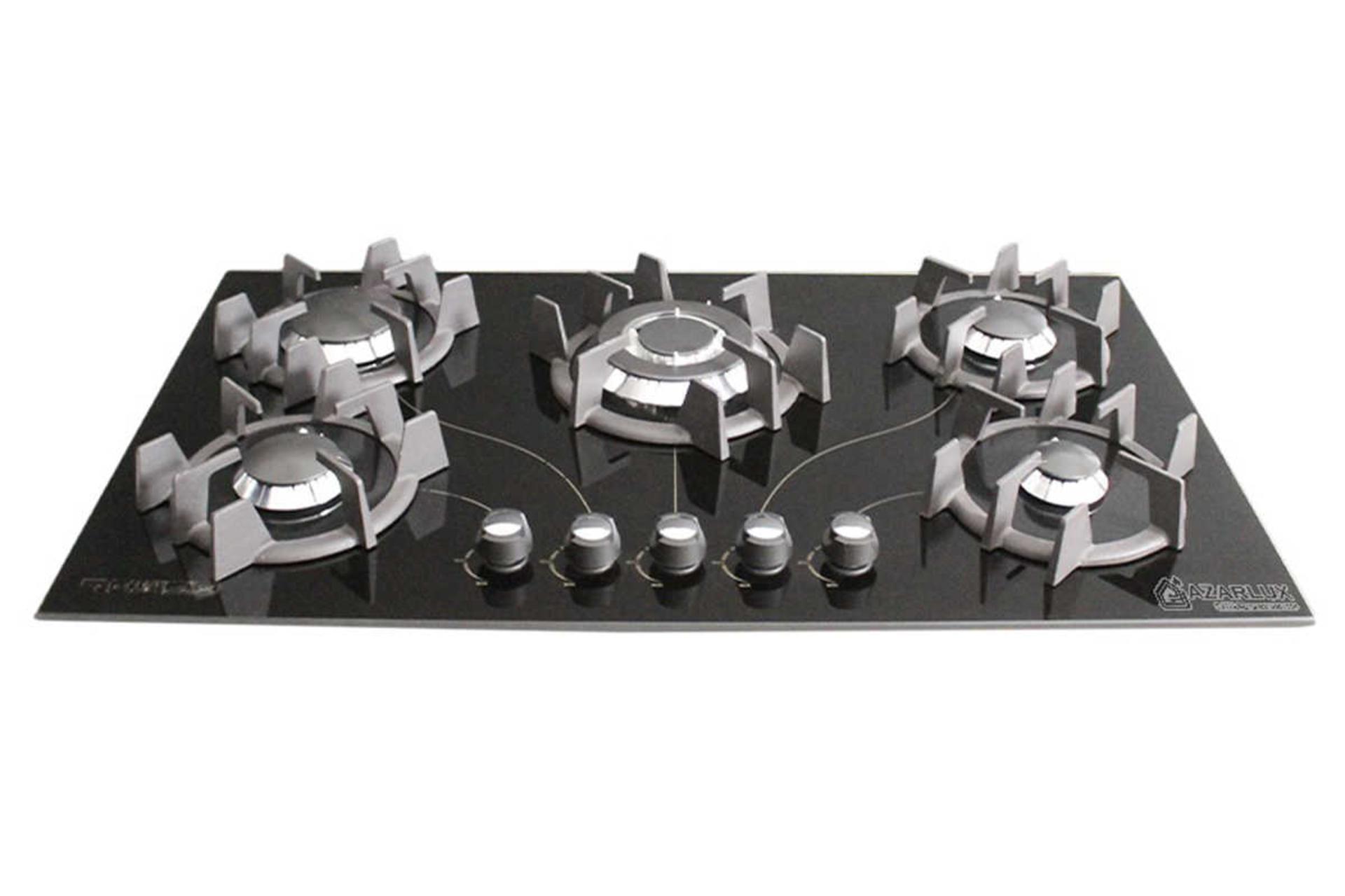 نمای جلوی اجاق گاز صفحه ای آذرلوکس G05ME-C8B