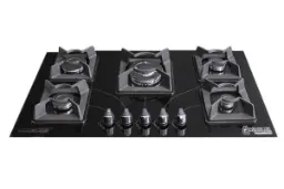 نمای جلوی اجاق گاز صفحه ای آذرلوکس G05NE-C3B