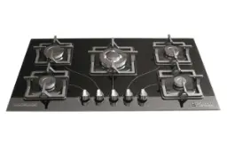 نمای جلوی اجاق گاز صفحه ای آذرلوکس G05NE-C7B