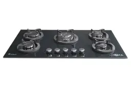 نمای جلوی اجاق گاز صفحه ای آذرلوکس G05NL-C10B