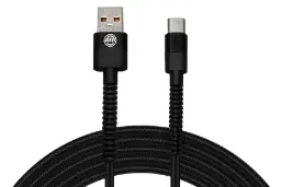 کابل شارژ USB ای زد آر Type-A به Type-C مدل US-36 با طول 1 متر