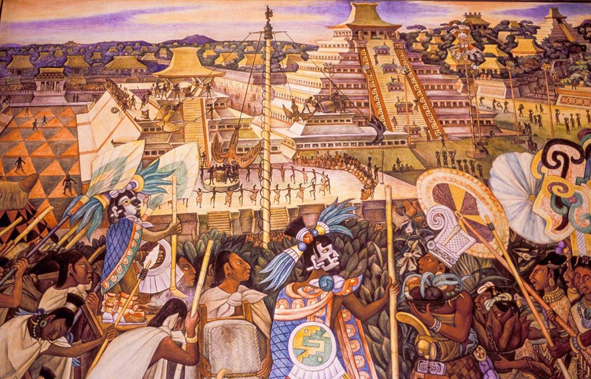 نقاشی از فرهنگ آزتک